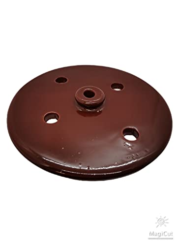 spar-home Dolma Kapağı/Taşı | Abdeckung aus Ton zum beschweren | Beschwerungsdeckel aus Terrakotta (Ø18 cm) Cover