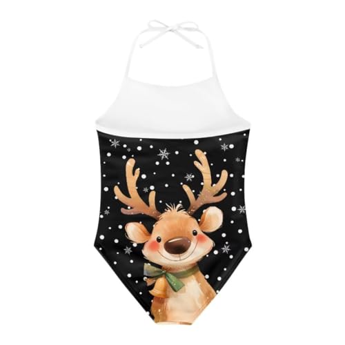Image of Christmas Holiday One-Piece Swimsuits Beach Swimwear Bathing Suit for 3-10 Years Girls