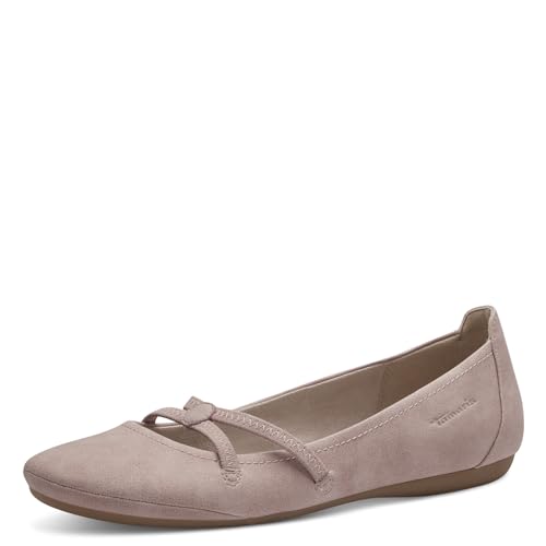 Tamaris Femme Ballerine avec bride plate rose 40 EU