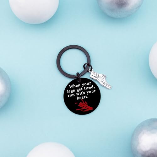 Image of Track and Field Gifts for Runners Keychain Running Accessories for Men Cross Country Gift Running Gifts for Runners