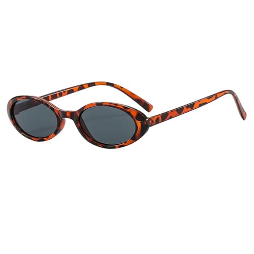 Lunettes de soleil ovales œil de chat vintage punk UV400 pour homme et femme