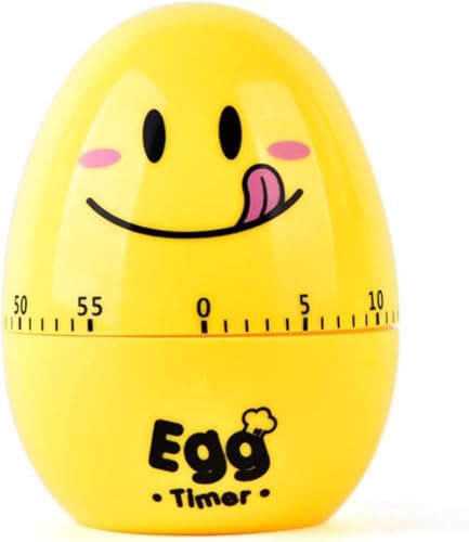 Eieruhr Mechanisch, Lustige Eiförmige Küchentimer, Kurzzeitwecker Küche, Cartoon Eieruhren, Kurzzeitmesser Eieruhr Zum Mitkochen 60 Minuten Countdown-Timer Eieruhr Mechanisch, Lustige Eiförmige Küchentimer, Kurzzeitwecker Küche, Cartoon Eieruhren, Kurzzeitmesser Eieruhr Zum Mitkochen 60 Minuten Countdown-Timer