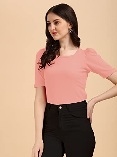 Image of Wedani Women's Solid Regular Fit Blouse