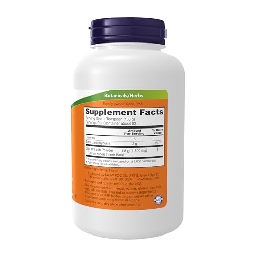 Now Foods Slipper ELM Powder Herbal Supplement - 113 g