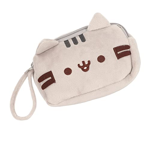 Trousse à Crayons de Chat, Trousse de Toilette de Chaton de Poignée Portative élégante Mignonne de Toile pour l'école