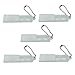 ccHuDE 5 Pcs Hearing Aid Battery Cases Plastic Button Battery Holders Hearing Aid Battery Storage Boxes with Keychain