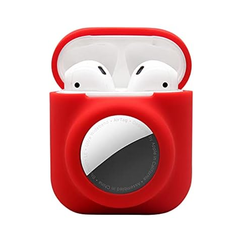 Airtag Case Compatible for Airpords ,Item Finder Cover Case for Headphone Cases,Silicone GPS Tracker Cover Holder, Soft Shock-Proof Anti-Scratch Anti-Lost Cover