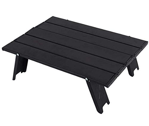 ZZDXW Mesa De Camping Pequeña - Mesa De Playa Mesa De Camping Plegable, Mesa De Camping Portátil Mesa De Utilidad Portátil De Aleación De Aluminio Al Aire Libre para Computadoras Portátiles De Via
