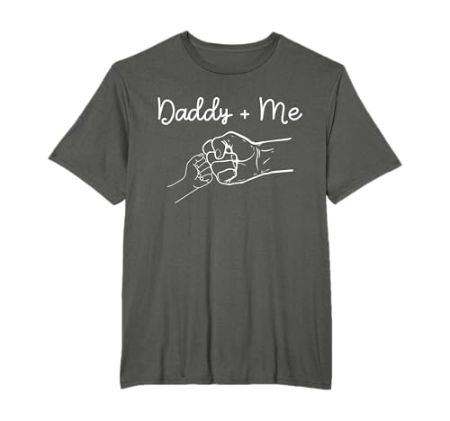 Daddy and Me Best Dad Ever Fist Bump Lustiger Vatertag T-Shirt