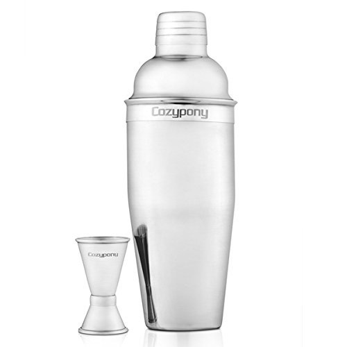 Buy Cocktail Shaker, Cozypony Professional 24 Ounces Stainless Steel