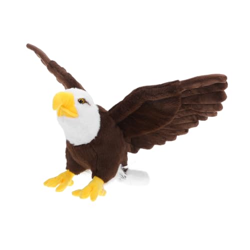 MAGICLULU Muñeca Águila Calva Cuerpo Grande Animales De Peluche Gigantes Águila De Peluche Juguete Animal De Peluche Enormes Animales De Peluche Águila Disecada Peluche De Águila Algodón