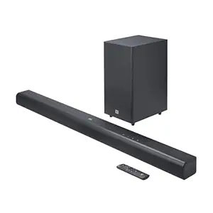 JBL Cinema SB590 Deep Bass, Dolby Atmos Soundbar with Wireless Subwoofer for Extra Deep Bass, 3.1 Channel, Center channel for superior voice clarity, HDMI eARC, Bluetooth & Optical Connectivity (440W)