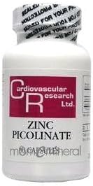 Ecological Formulas - Picolinato de Zinc 60 cápsulas 25 mg Salud y Belleza