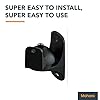 King Universal Tilt & Swivel Speaker Wall Mount Bracket, Pair, for Surround Sound Speakers, SONOS PLAY:1 compatible, Max. Speaker Weight 3.5kg for Home Cinema Sound Systems (Black) #3