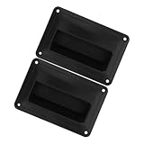 OKUMEYR 2 Stück Lautsprechergriff Kunststoff Seitlicher Tragegriff für Pa Boxen Stage Audio Robust Verschleißfest Einfache Montage Zubehör