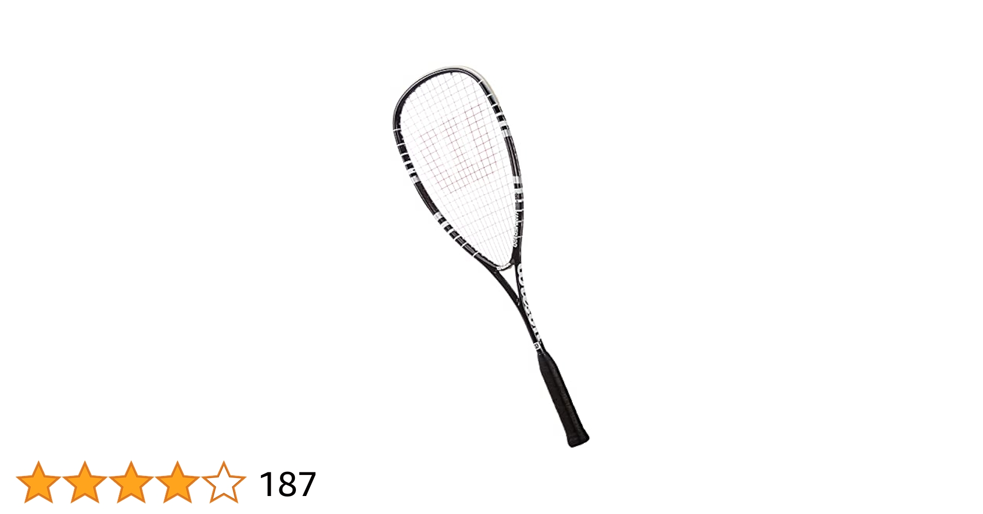 Wilson Hyper Hammer 120PH Squash Racket - Black, Racquets
