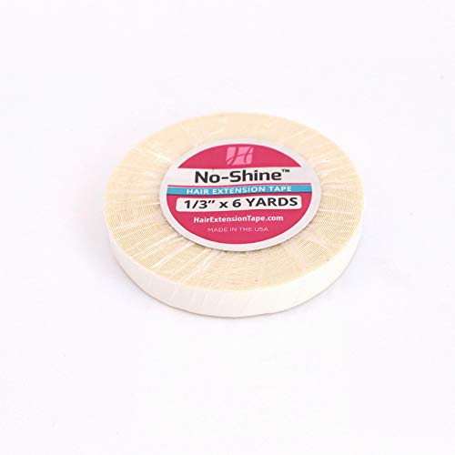 "No Shine" Hair Extensions Tape Double Sided Roll Tapes Stickers Adhesive for Men Hair System Replacement Toupee Hair Extension Wig Bundles Hair Weave Closure Lace Frontal(6Y & 0.8CM)