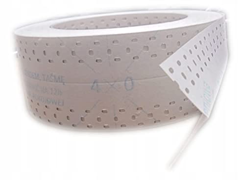 Preisvergleich Produktbild Generisches Nahtabdeckband, Kantenschutz, Eckschiene für Trockenbau, Gipskarton, Fugenband, Dichtungsband, Sime Tapes Q, 12 lfm / 50 mm