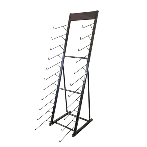 Floor Tile Display Rack, Floor Standing Large Wooden Plate Display Stands, Oblique Insertion Vertical Floor Tile Sample Holder for Tradeshows, Craft Shows(40X48X155CM-4pcs)