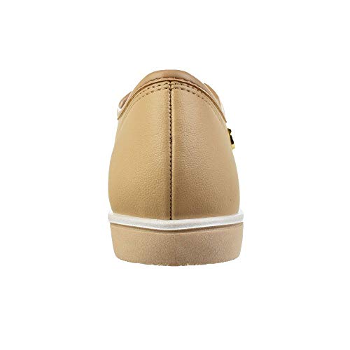 Sapato Oxford Moleca Sardenha Bege Feminino