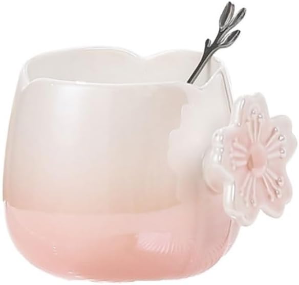 Colourful Gradient Ceramic Cup Charming Birthday Gift Couple Coffee Water Cups