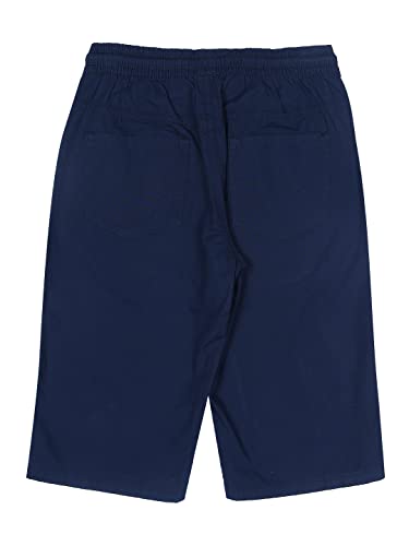 Image of Gini & Jony Boys Yellow Solid Cotton Elasticated Bermuda