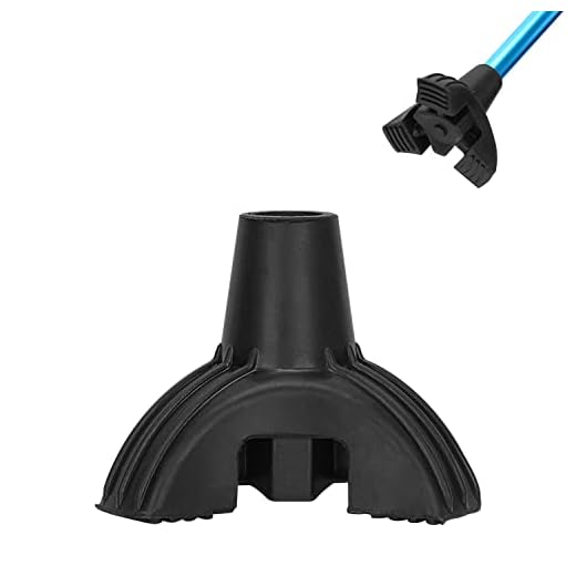 supregear Bastón Consejos Tener 3 Tenedor, 19 mm Antideslizante Trípode Caucho Bastón Consejos Pesado Duty 3 soportes Autosuficiencia Sustitución Bastón Pies Para accesorios de bastón plegables crutch