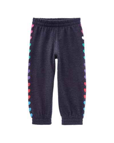 CHASER Girls Fleece Easy Sweatpant, 2, Gray2