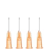 100Pcs 25 Gauge 5/8 Inch (16MM) Needle Luer Lock Individual Package of Lab Tools Accessories for Industrial Measuring, Plant, Refilling Inks, Scientific