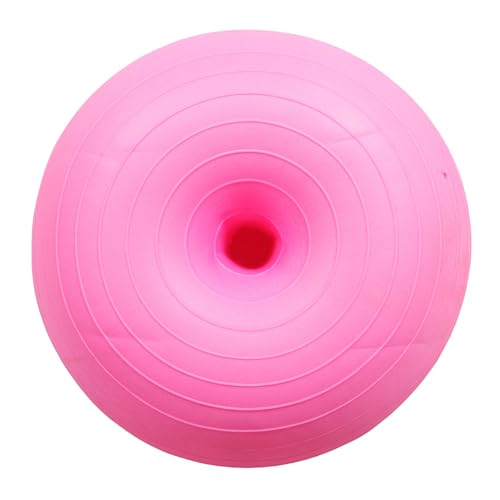 Milisten Pelota de Yoga de Gimnasia pequeña Pelota de Ejercicio Accesorio de Entrenamiento Hacer Ejercicio Bola Central Reutilizable Suministro de Yoga de polivinilo Rosa