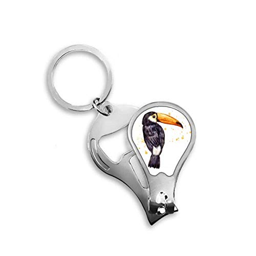 Coupe-ongles oiseau tropical Ramphastos Toco en acier pour manucure