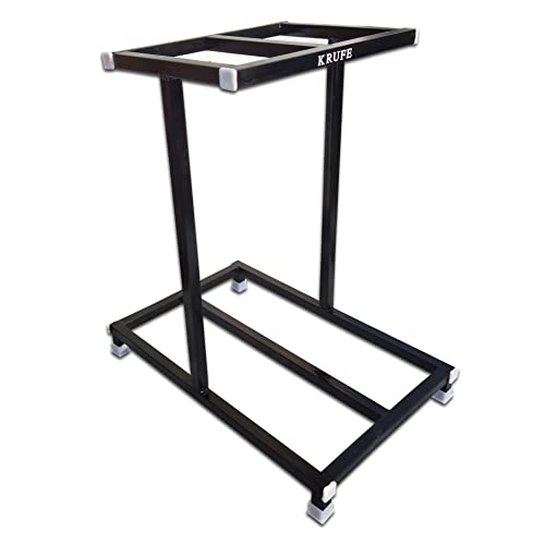 Image of MILD Steel Inverter Stand /Trolly (Dual Battery, Black)