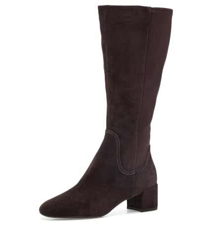 Cole Haan Women's Serenna Tall Shaft Boots, Dark Chocolate Suede, 8-B US