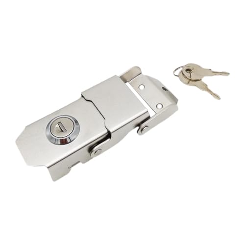 Serrure de top case predolo en acier inoxydable de 12.7 cm avec 2 clés