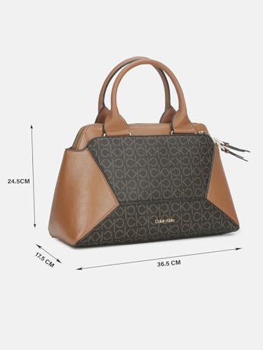 Calvin Klein brown pu handbag – image 2