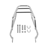 CHIFUN Luggage Rack Rear Cargo Rack Replacement for Kawasaki W800 2020-2023 W800 ABS 2024 2025 W800 Cafe 2019-2020 Black Steel Motorcycle Luggage Shelf Bracket