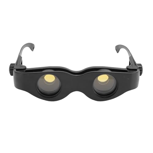 3X Fishing Binocular Glasses – Yellow Polarized Lens with Manual Focus, Adjustable Magnification for Day & Night Fishing, Clear Vision Floating Scope
