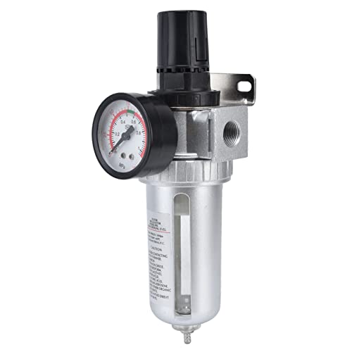 Compressed Air Regulator Combo Kit with Pressure and Water Separator, Aluminum Alloy Material, Pressure, Accuracy, Good Airtightness, for (SFR300)