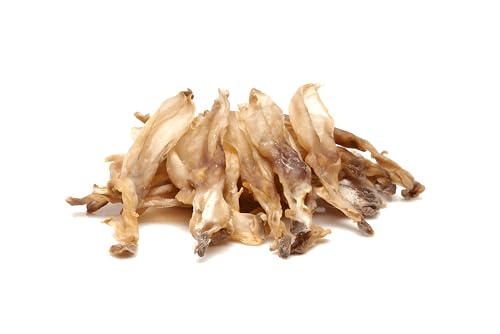 Frigera Kaninchenohren 250g – Natürliche, Proteinreiche Leckerlis für Hunde, Gluten- und Getreidefrei, Geruchsarm, Unterstützt eine Gesunde Verdauung.