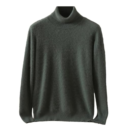 Men's Turtleneck Cashmere Sweater Men Autumn and Winter Loose Knitted Sweater Keep Warm Men Jumper