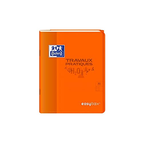 Oxford - Lotto di 10 quaderni TP esaybook rilegati, 17 x 22 cm, 80 p, 90 – 120 g, colori casuali