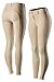 Horze Ella Women’s Pull-On Knee Patch Breeches - Light Brown - Size 28