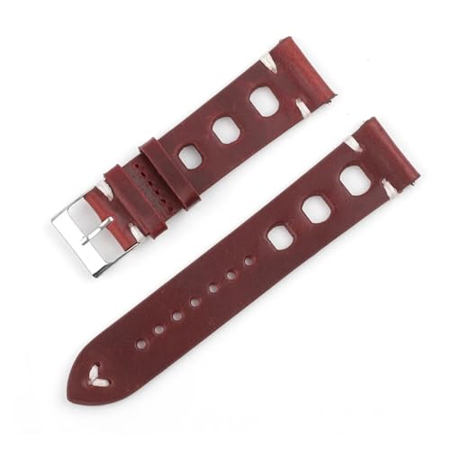 Bracelet de montre vintage en cuir poreux : fini la transpiration au poignet