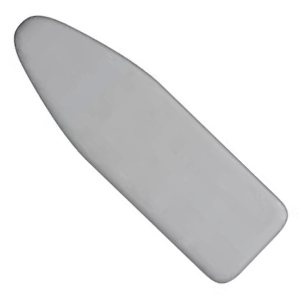 Funda extra gruesa para tabla de planchar de 120 x 38 cm, algodón azul y gris, acolchado de 7 mm, se adapta a tablas estándar, diseño antideslizante, fácil de limpiar