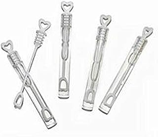 Wedding / Party Bubble Tube - Heart Top Wand - Confetti Alternative (12)