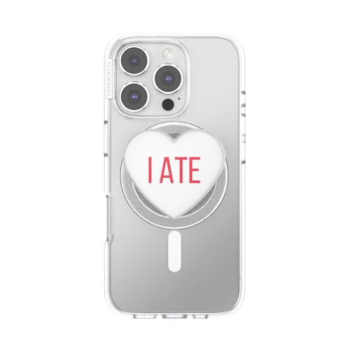 Image of PopSockets Phone Grip for MagSafe, Magnetic Holder, Phone Stand, Heart - Heart I Ate