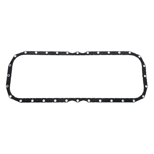 Image of Oil Pan Gasket Oil Seal, Crankcase Gasket Compatible with Cummins Vehicle ISX QSX X15 15L Truck Bus Replace# 4026684 3679943 131656