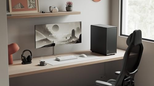Image of Fractal Design Epoch Black Solid Gaming PC Case Mesh Front Panel Three