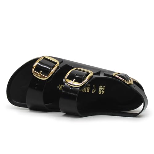 Birkenstock Unisex Milano Big Buckle Natural Leather Sandals2