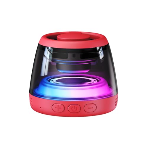 Akfldms Altavoz Bluetooth Magnético con Iluminación RGB, Minicaja de Sonido Portátil, Soporte para Teléfono Inalámbrico y Torre de Altavoz Bluetooth.